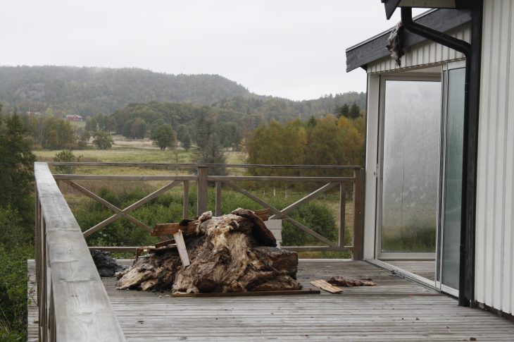 Villabrand i Ljungskile